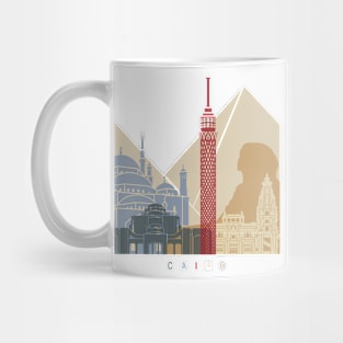 Cairo skyline poster Mug